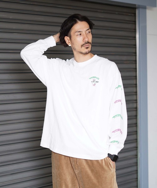 DC SHOES（ディーシーシューズ）の「21 GRAPHICS PRINT LS/DCバックプリント長袖ロンT（Tシャツ/カットソー・メンズ・ベージュ/ホワイト系その他/ブラック系その他/ホワイト系その他2/ホワイト系その他3/ブラック系その他2/ブラック系その他3・MEDIUM/LARGE/X-LARGE）」の17枚目の写真