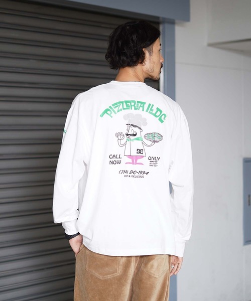 DC SHOES（ディーシーシューズ）の「21 GRAPHICS PRINT LS/DCバックプリント長袖ロンT（Tシャツ/カットソー・メンズ・ベージュ/ホワイト系その他/ブラック系その他/ホワイト系その他2/ホワイト系その他3/ブラック系その他2/ブラック系その他3・MEDIUM/LARGE/X-LARGE）」の20枚目の写真