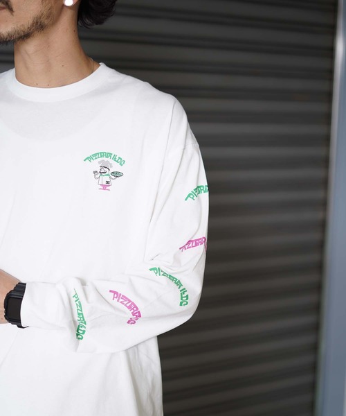 DC SHOES（ディーシーシューズ）の「21 GRAPHICS PRINT LS/DCバックプリント長袖ロンT（Tシャツ/カットソー・メンズ・ベージュ/ホワイト系その他/ブラック系その他/ホワイト系その他2/ホワイト系その他3/ブラック系その他2/ブラック系その他3・MEDIUM/LARGE/X-LARGE）」の21枚目の写真