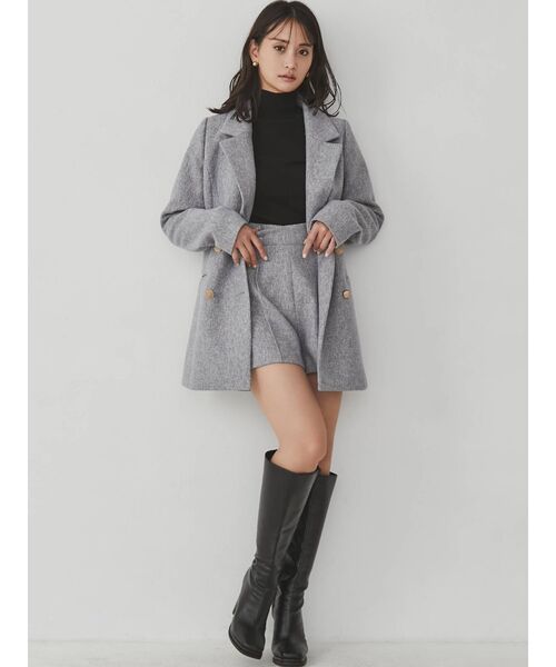 RESEXXY（リゼクシー）の「ウエストボタンショートパンツ【セットアップ着用可能】（その他パンツ・レディース・ブラック/ブルー/ブラウン・FREE）」の10枚目の写真