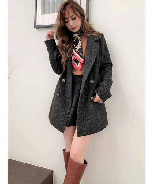 RESEXXY（リゼクシー）の「ウエストボタンショートパンツ【セットアップ着用可能】（その他パンツ・レディース・ブラック/ブルー/ブラウン・FREE）」の17枚目の写真