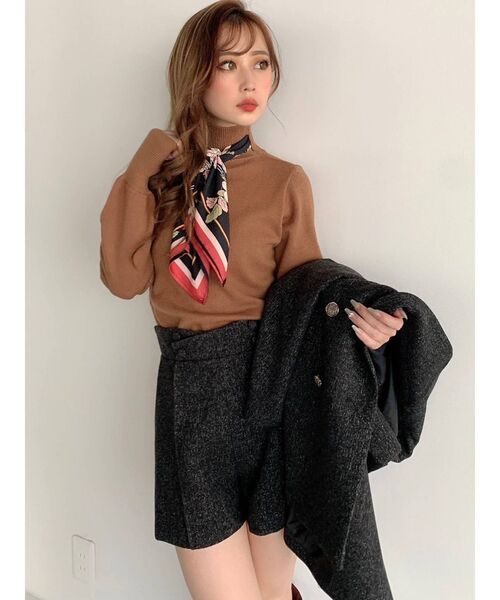 RESEXXY（リゼクシー）の「ウエストボタンショートパンツ【セットアップ着用可能】（その他パンツ・レディース・ブラック/ブルー/ブラウン・FREE）」の19枚目の写真