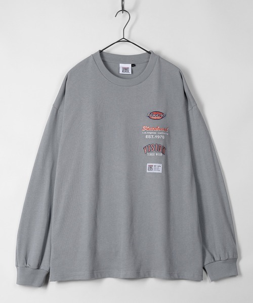 VISION STREET WEAR(ヴィジョンストリートウェア)の「【VISION STREET WEAR/ヴィジョンストリートウェア】ブランドロゴワッペン刺繍 スウェット(スウェット・メンズ・ホワイト/チャコールグレー/ブルーグレー/マルチ・M/L/XL)」の8枚目の写真