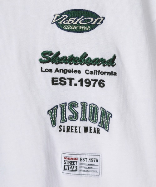 VISION STREET WEAR(ヴィジョンストリートウェア)の「【VISION STREET WEAR/ヴィジョンストリートウェア】ブランドロゴワッペン刺繍 スウェット(スウェット・メンズ・ホワイト/チャコールグレー/ブルーグレー/マルチ・M/L/XL)」の11枚目の写真