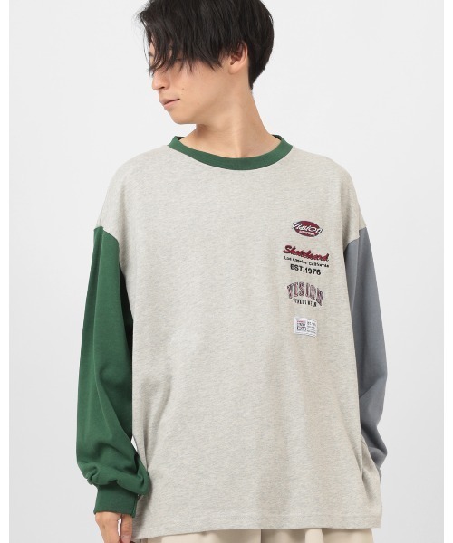VISION STREET WEAR(ヴィジョンストリートウェア)の「【VISION STREET WEAR/ヴィジョンストリートウェア】ブランドロゴワッペン刺繍 スウェット(スウェット・メンズ・ホワイト/チャコールグレー/ブルーグレー/マルチ・M/L/XL)」の15枚目の写真