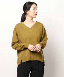 Lugnoncure | カシュクールVネックニット(ニット/セーター)