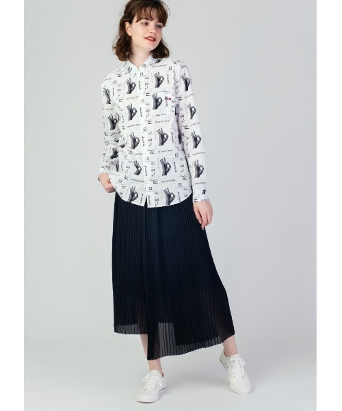 Design Tshirts Store graniph(デザイン ティーシャツ ストア グラニフ)の「ファンタジア(ブルーノ・ムナーリ)|コラボシャツ(シャツ/ブラウス・メンズ・ホワイト・MEDIUM/LARGE/SMALL)」の5枚目の写真