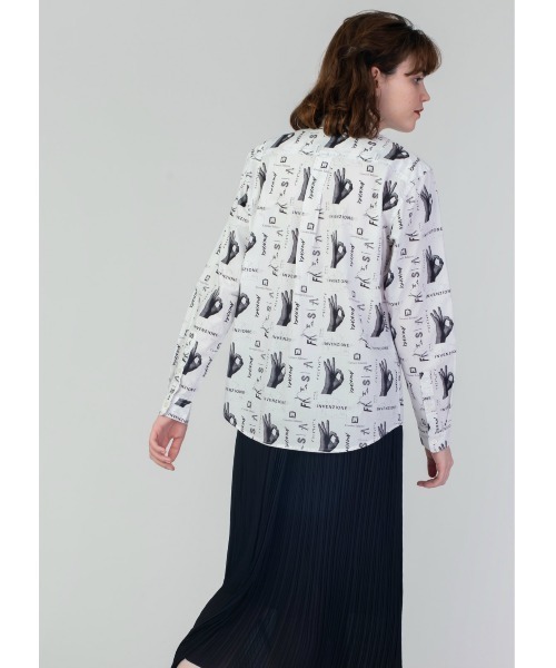 Design Tshirts Store graniph(デザイン ティーシャツ ストア グラニフ)の「ファンタジア(ブルーノ・ムナーリ)|コラボシャツ(シャツ/ブラウス・メンズ・ホワイト・MEDIUM/LARGE/SMALL)」の9枚目の写真