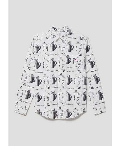 Design Tshirts Store graniph(デザイン ティーシャツ ストア グラニフ)の「ファンタジア(ブルーノ・ムナーリ)|コラボシャツ(シャツ/ブラウス・メンズ・ホワイト・MEDIUM/LARGE/SMALL)」の3枚目の写真