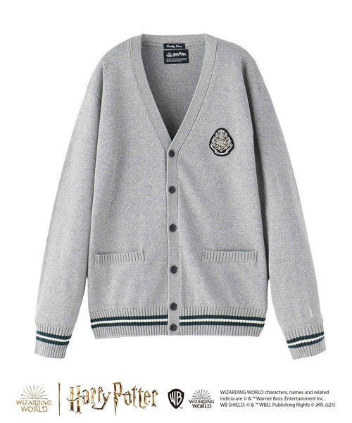 EASTBOY(イーストボーイ)の「【ハリーポッター カーディガン】 制服 高校生 中学生 スクール JK Harry potter(カーディガン/ボレロ・レディース・ライトグレー/ブルー/モカ/オートミール・11号/9号/13号)」の2枚目の写真