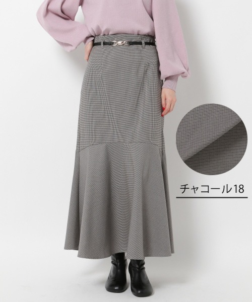 安い販売店舗 セール ガンクラチェックマーメイドスカート スカート Mysty Woman ミスティウーマン のファッション ショッピング取扱店 Hortipoint Nl