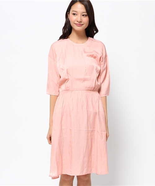 Kastane(カスタネ)の「【Kastane】デザインギャザーワンピース(ワンピース・レディース・ピンク/ネイビー・FREE)」の11枚目の写真