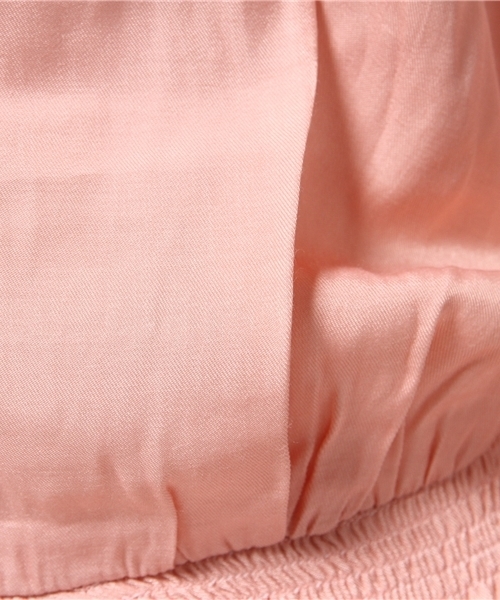 Kastane(カスタネ)の「【Kastane】デザインギャザーワンピース(ワンピース・レディース・ピンク/ネイビー・FREE)」の4枚目の写真