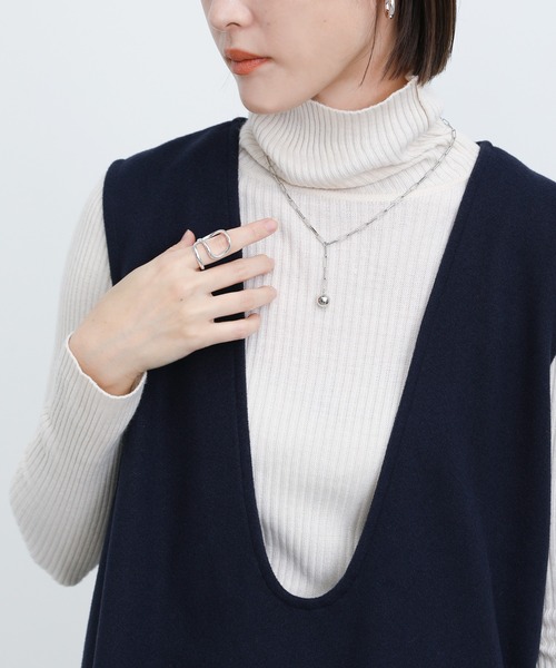 select MOCA(セレクトモカ)の「ボールチェーンネックレス(ネックレス・レディース・シルバー/ゴールド・FREE)」の8枚目の写真