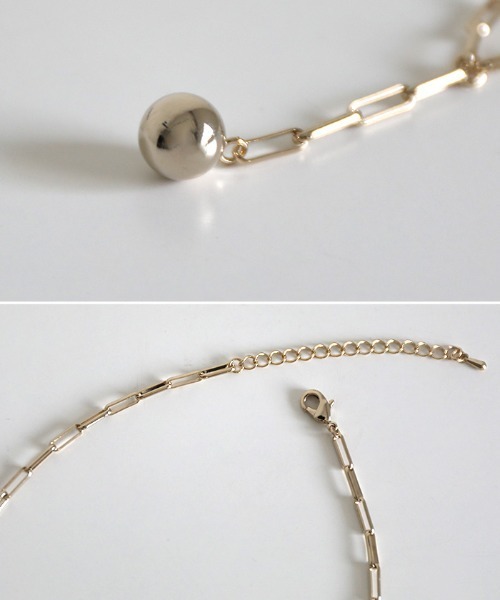 select MOCA(セレクトモカ)の「ボールチェーンネックレス(ネックレス・レディース・シルバー/ゴールド・FREE)」の12枚目の写真
