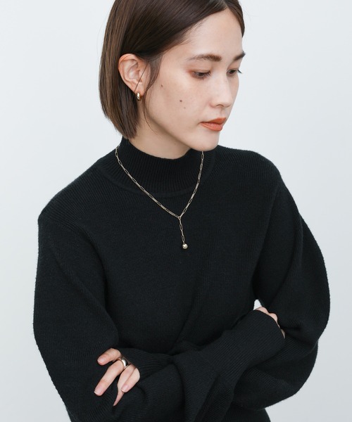 select MOCA(セレクトモカ)の「ボールチェーンネックレス(ネックレス・レディース・シルバー/ゴールド・FREE)」の4枚目の写真