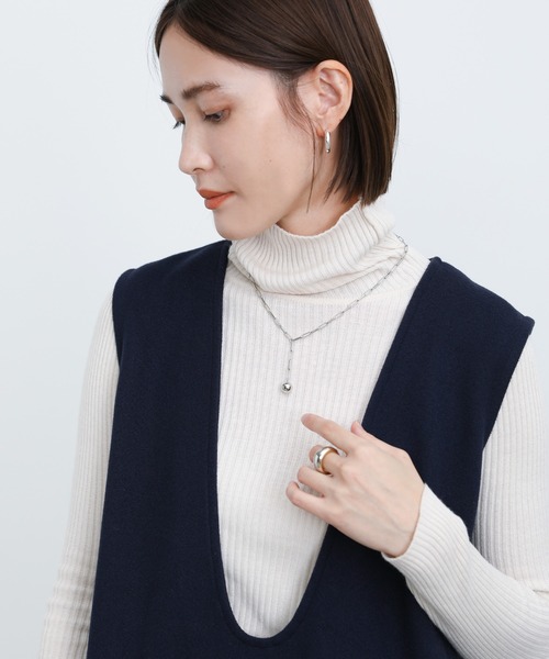 select MOCA(セレクトモカ)の「ボールチェーンネックレス(ネックレス・レディース・シルバー/ゴールド・FREE)」の7枚目の写真