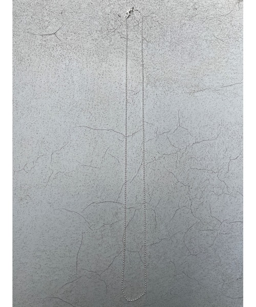 ulu(ウル)の「simple ballchain long necklace【silver925】(ネックレス・レディース・シルバー・FREE)」の3枚目の写真