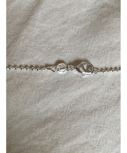 ulu(ウル)の「simple ballchain long necklace【silver925】(ネックレス・レディース・シルバー・FREE)」の4枚目の写真