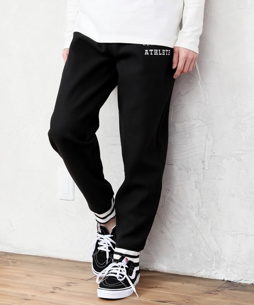TopIsm(トップイズム)の「ウールライク スタジアム スウェットパンツ(スウェットパンツ・メンズ・パープル/ネイビー/ブラック/レッド・L/M/LL)」の3枚目の写真