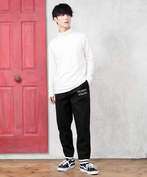 TopIsm(トップイズム)の「ウールライク スタジアム スウェットパンツ(スウェットパンツ・メンズ・パープル/ネイビー/ブラック/レッド・L/M/LL)」の8枚目の写真
