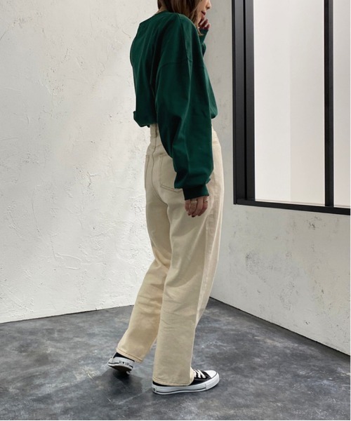 apres jour mignon(アプレジュールミニョン)の「アソートデザインロンT【ZOZOTOWN限定アイテム】(Tシャツ/カットソー・レディース・その他/ブラック/ベージュ系その他2/ホワイト系その他/ベージュ系その他/グリーン/オフホワイト/ブラック系その他/ナチュラル/ネイビー・フリー/X-LARGE)」の17枚目の写真