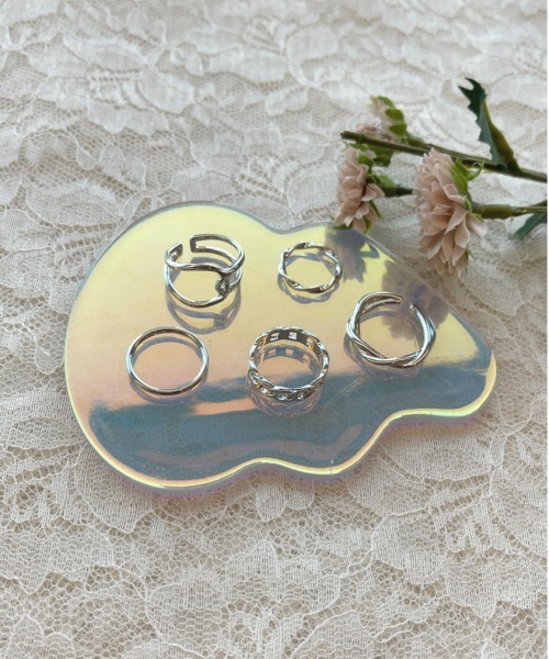 apres jour（アプレジュール）の「【apres jour×ARIAZ】５セットリング（リング・レディース・ゴールド/シルバー・FREE）」の3枚目の写真