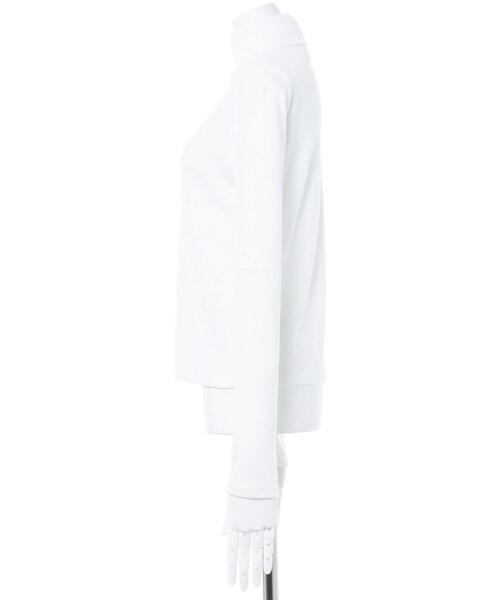 INGNI（イング）の「カットタートル／トップス（Tシャツ/カットソー・レディース・ブラック/オフホワイト/グリーン/その他/オレンジ/グリーン系/ピンク・M）」の9枚目の写真