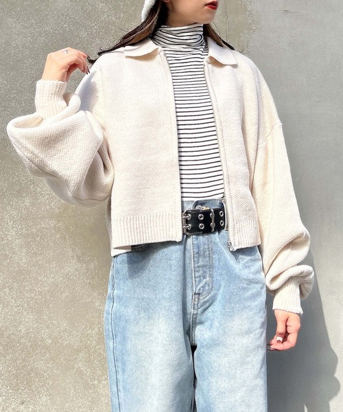 INGNI（イング）の「カットタートル／トップス（Tシャツ/カットソー・レディース・ブラック/オフホワイト/グリーン/その他/オレンジ/グリーン系/ピンク・M）」の7枚目の写真