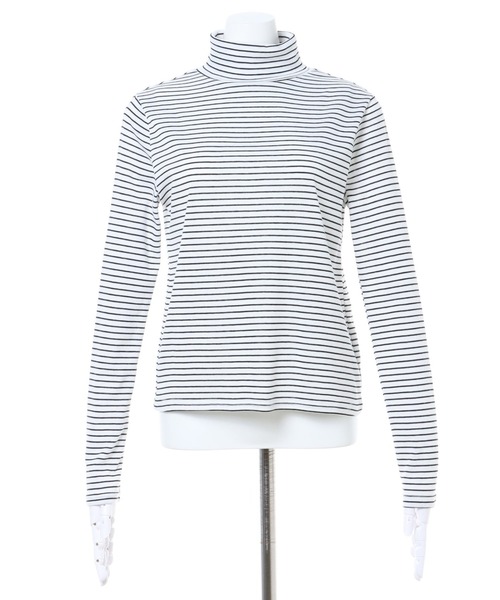 INGNI（イング）の「カットタートル／トップス（Tシャツ/カットソー・レディース・ブラック/オフホワイト/グリーン/その他/オレンジ/グリーン系/ピンク・M）」の17枚目の写真