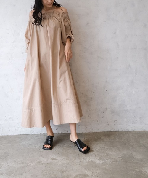 AKTE（アクテ）の「7分袖ワンピース（ワンピース・レディース・ブラック・FREE）」の3枚目の写真