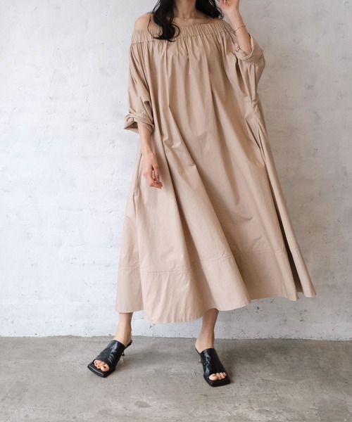 AKTE（アクテ）の「7分袖ワンピース（ワンピース・レディース・ブラック・FREE）」の7枚目の写真