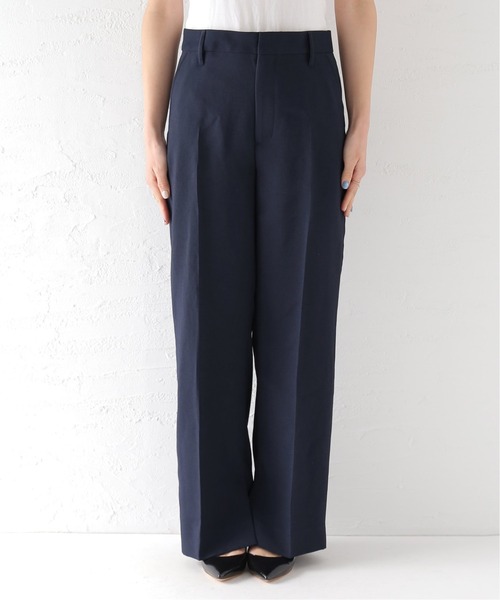 Spick & Span（スピックアンドスパン）の「バックサテン裾リボンパンツ