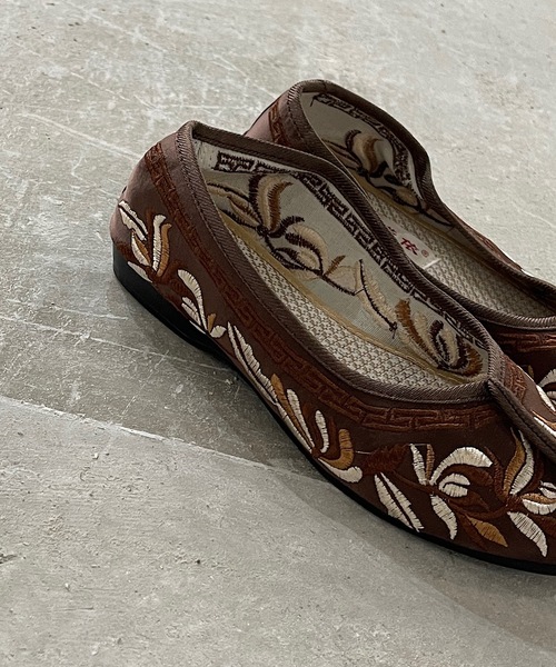 SANSeLF（サンセルフ）の「【SANSeLF】China flat shoes　sans21a003（バレエシューズ・レディース・ブラック/ブラウン・38/39/36/37）」の7枚目の写真