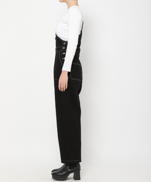 PAGEBOY(ページボーイ)の「ワンショルオーバーオール(サロペット/オーバーオール・レディース・ブラック/グレイッシュベージュ・FREE)」の6枚目の写真