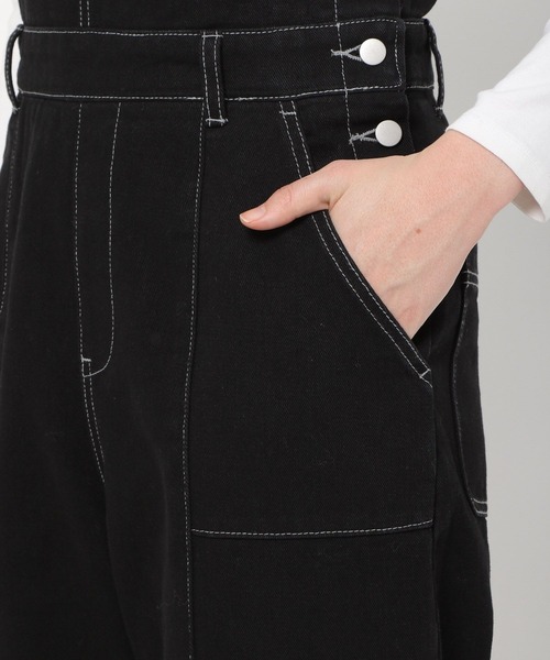 PAGEBOY(ページボーイ)の「ワンショルオーバーオール(サロペット/オーバーオール・レディース・ブラック/グレイッシュベージュ・FREE)」の12枚目の写真