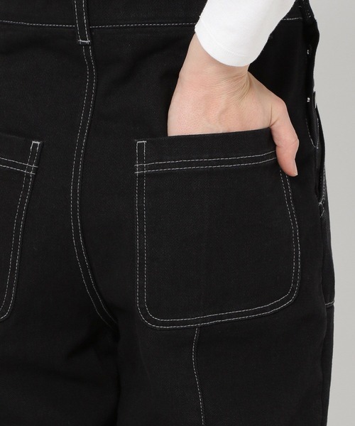 PAGEBOY(ページボーイ)の「ワンショルオーバーオール(サロペット/オーバーオール・レディース・ブラック/グレイッシュベージュ・FREE)」の16枚目の写真