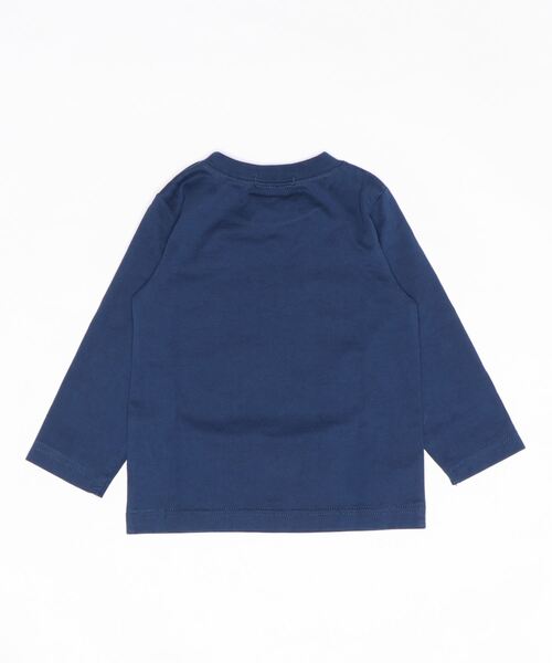 LB CLUB(エルビークラブ)の「天竺スマイルTシャツ(Tシャツ/カットソー・キッズ・ホワイト/ネイビー/グレー・90/100/110/120/80/130)」の4枚目の写真