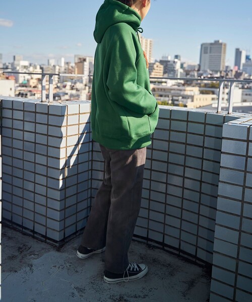 PUBLUX（パブリュクス）の「▽【PUBLUX/パブリュクス】 サガラ刺繍フーディースウェットパーカー（パーカー・レディース・アイボリー/スミクロ/グレー/グリーン・ﾌﾘ-）」の16枚目の写真