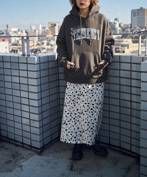 PUBLUX（パブリュクス）の「▽【PUBLUX/パブリュクス】 サガラ刺繍フーディースウェットパーカー（パーカー・レディース・アイボリー/スミクロ/グレー/グリーン・ﾌﾘ-）」の21枚目の写真