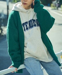 PUBLUX | ▽【PUBLUX/パブリュクス】 サガラ刺繍フーディースウェットパーカー(パーカー)