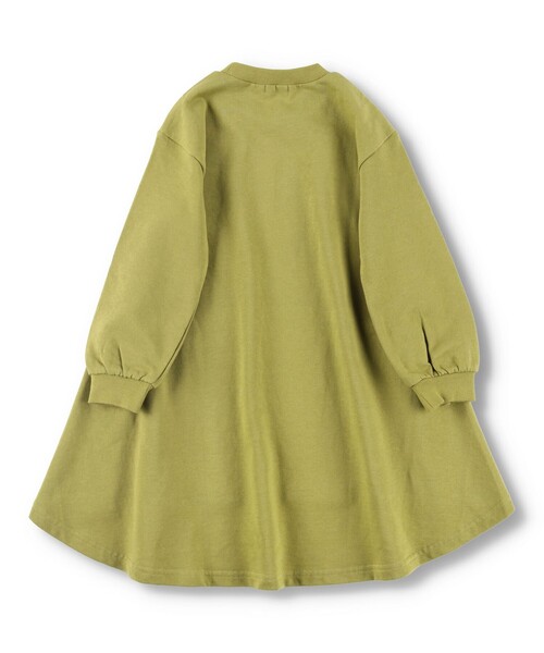 BRANSHES(ブランシェス)の「フレアデザインワンピース(ワンピース・キッズ・カーキ/チャコールグレー・110/100/150/120/140/130/90)」の19枚目の写真