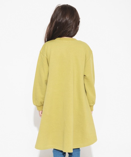 BRANSHES(ブランシェス)の「フレアデザインワンピース(ワンピース・キッズ・カーキ/チャコールグレー・110/100/150/120/140/130/90)」の6枚目の写真
