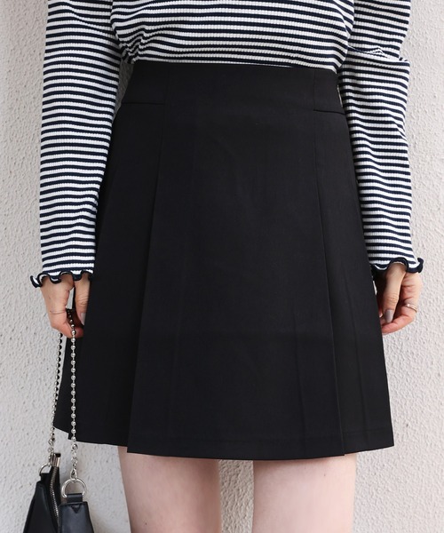 one after another NICE CLAUP（ワンアフターアナザーナイスクラップ）の「新色入荷　ボックスプリーツミニスカート（スカート・レディース・アイボリー/ブラック/モカ/ベージュ系その他/ブルー/ベージュ/その他1・FREE）」の13枚目の写真