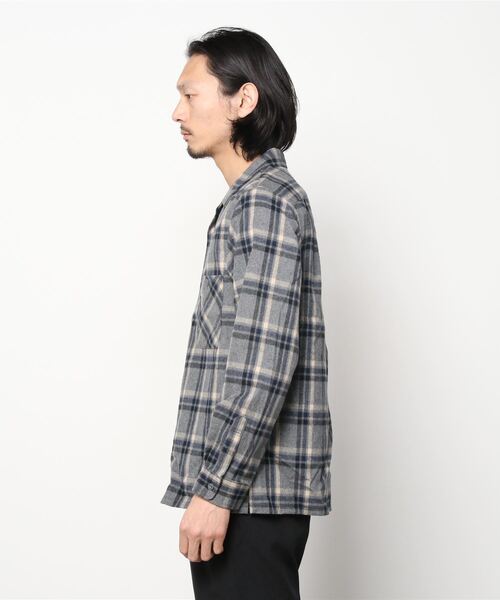 A VONTADE(アボンタージ)の「【A VONTADE】ア ボンタージ/Crazy Check Open Shirts(シャツ/ブラウス・メンズ・ブラウン/グレー・MEDIUM/LARGE)」の4枚目の写真