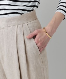 新品★カレンソロジー グリーン センタープレス ストレッチ パンツ 38 センタープレスポンチジョガーパンツ パンツ ジョガーパンツ