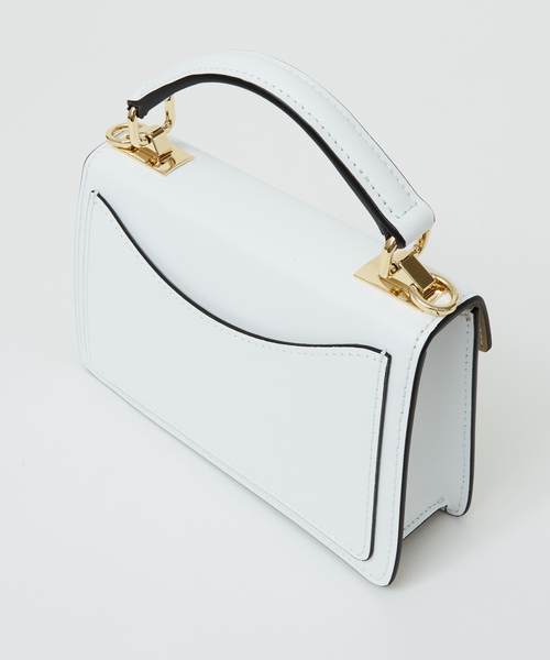 AULENTTI(オウレンティ)の「AULENTTI ミニスクエアバッグ(ショルダーバッグ・レディース・ネイビー/ホワイト/ブラック・フリー)」の14枚目の写真