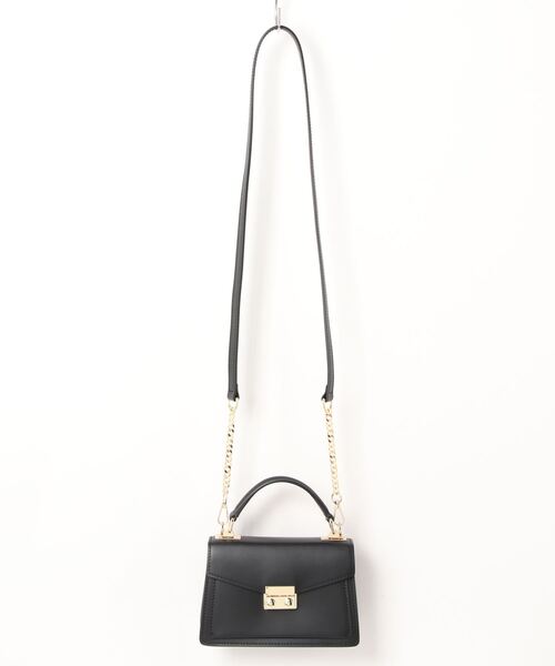 AULENTTI(オウレンティ)の「AULENTTI ミニスクエアバッグ(ショルダーバッグ・レディース・ネイビー/ホワイト/ブラック・フリー)」の18枚目の写真