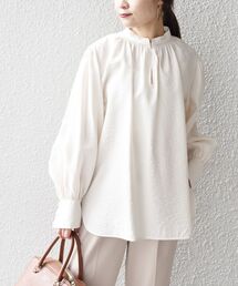 SHIPS | 〈手洗い可能〉MANTECO ギャザーブラウス◆(シャツ/ブラウス)