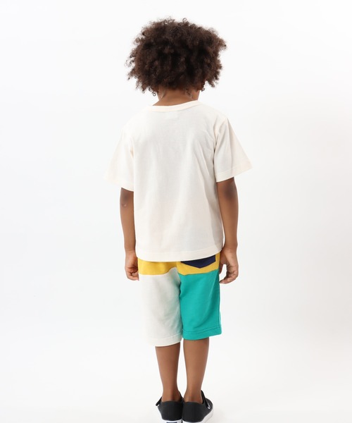 Champion（チャンピオン）の「【Champion/チャンピオン】キッズ キャンパス ショートスリーブTシャツ（Tシャツ/カットソー・キッズ・オレンジ/ネイビー/ライトグリーン/オフホワイト・100/120/130/110/140）」の6枚目の写真